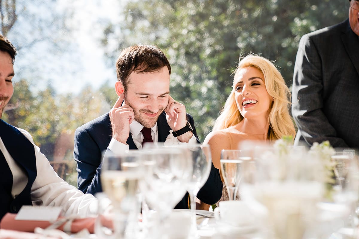 groom joking