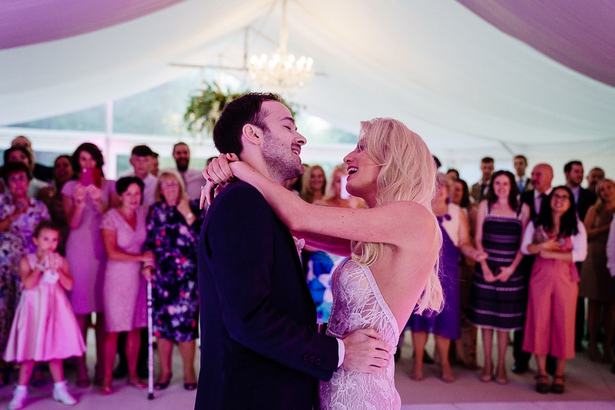 wedding first dance at gilpin lake house