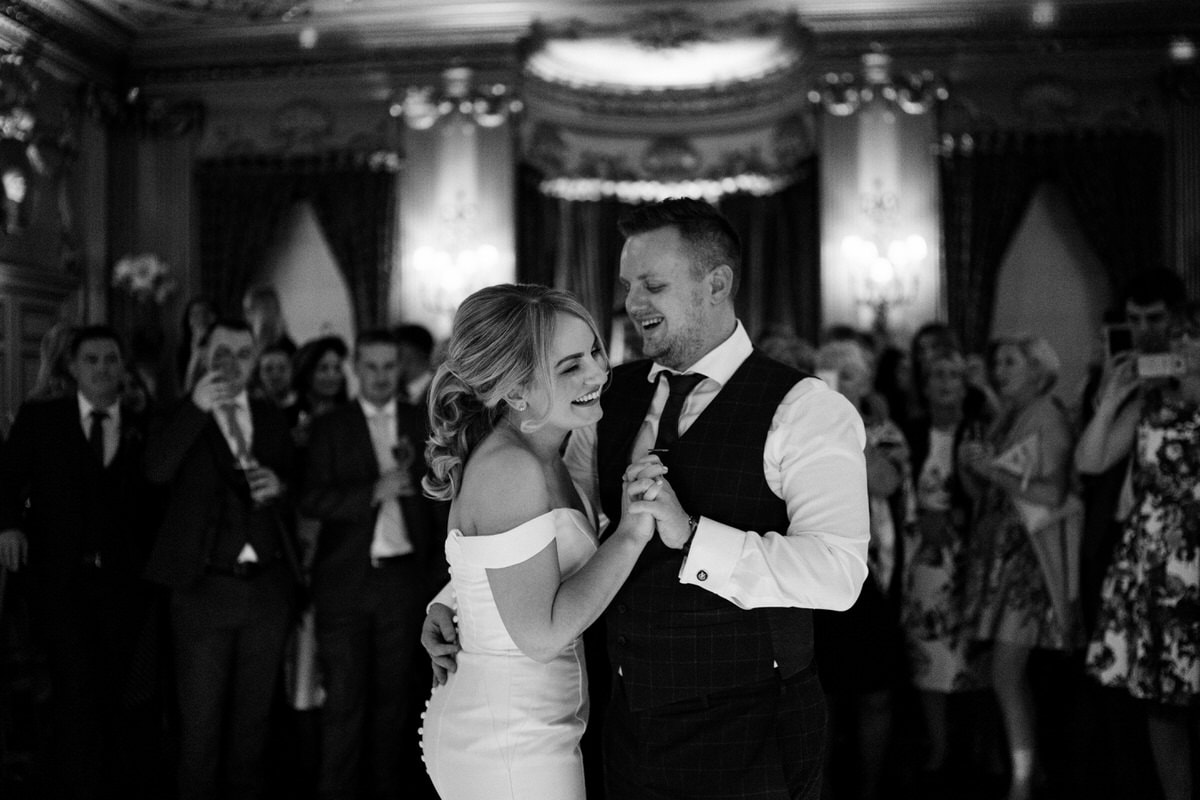 first dance at knowsley hall wedding