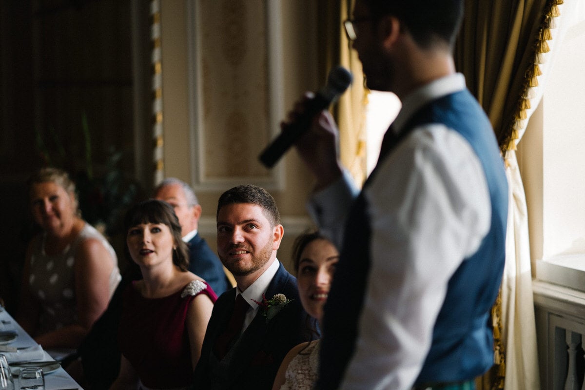 the best man speech at Manchester hall