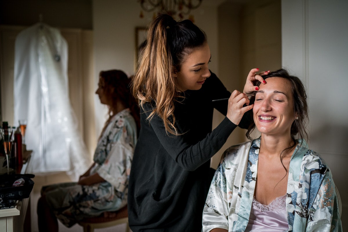 bridal make up at colshaw hall