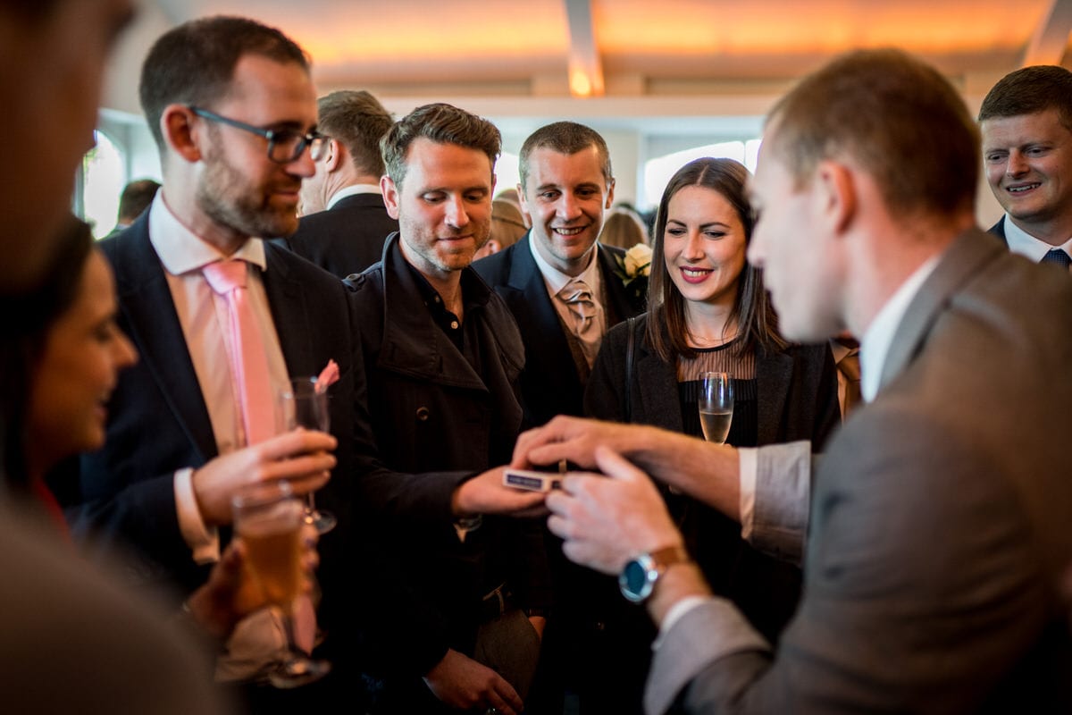 magician sam fitton performing at colshaw hall