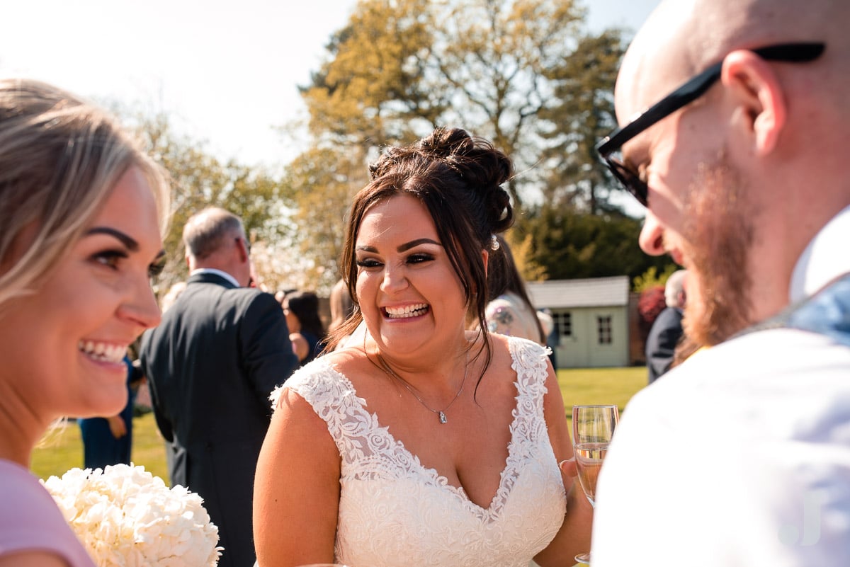 happy bride