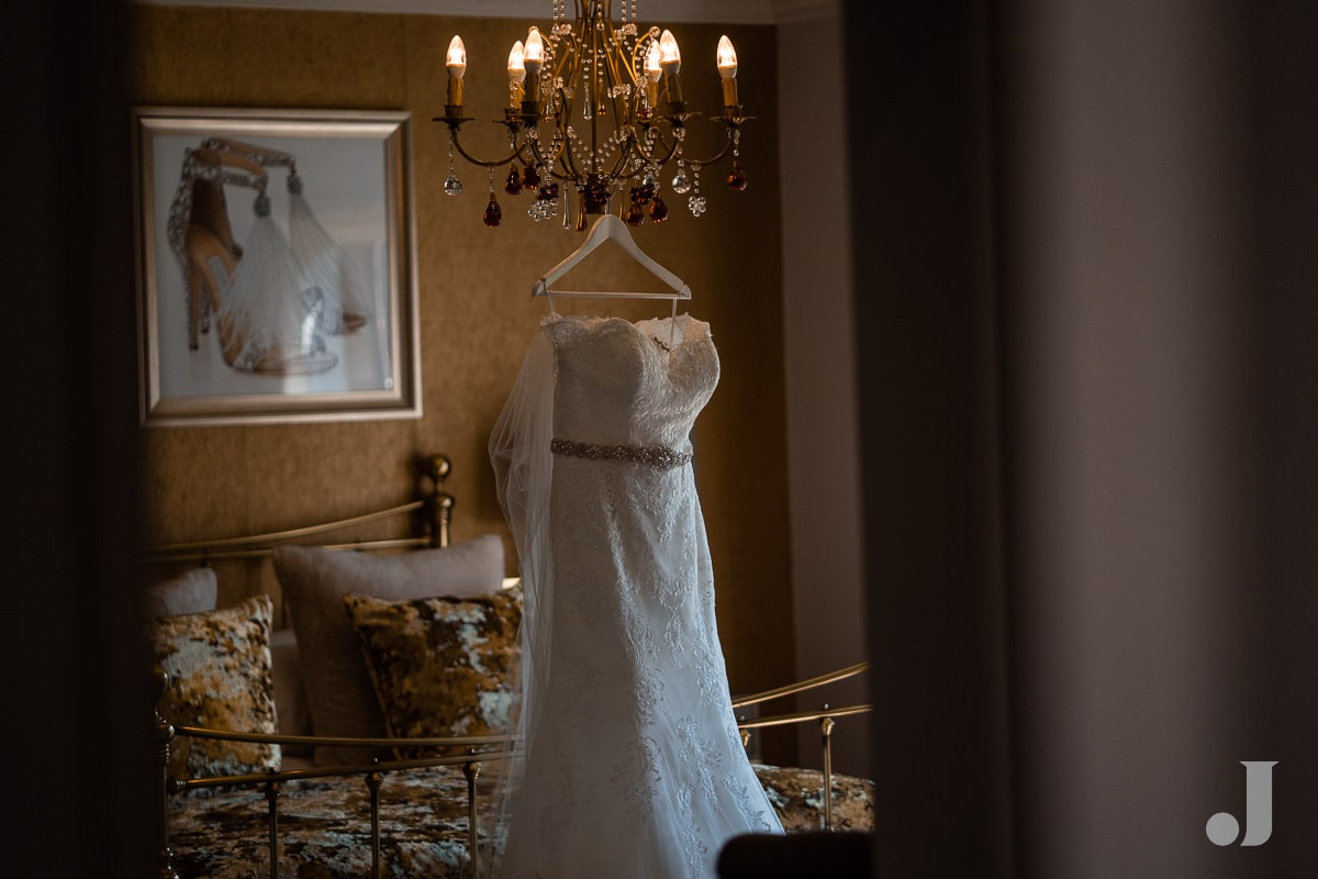 Say Yes to the dress wedding dress at Colshaw Hall