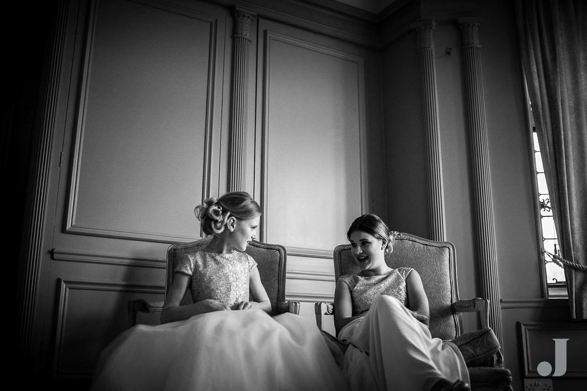 bridesmaids at Thornton Manor