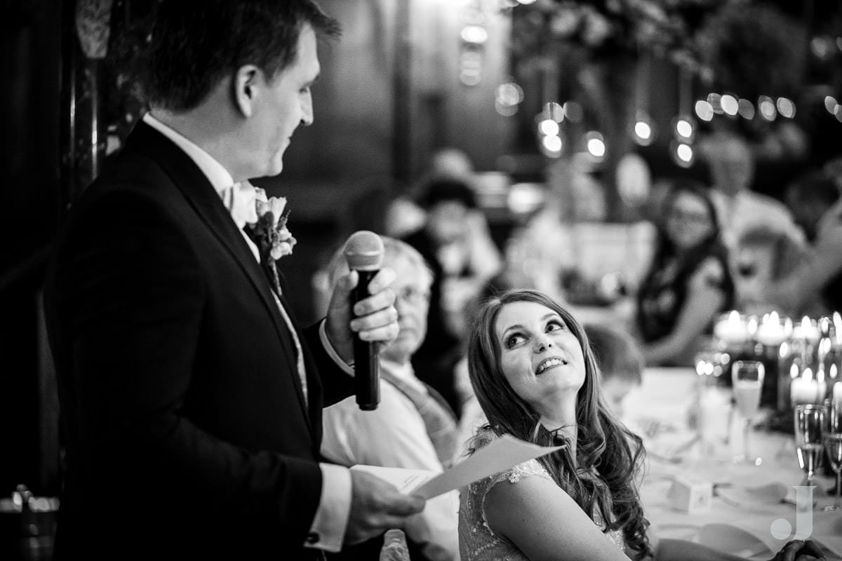 groom speech at Thornton Manor